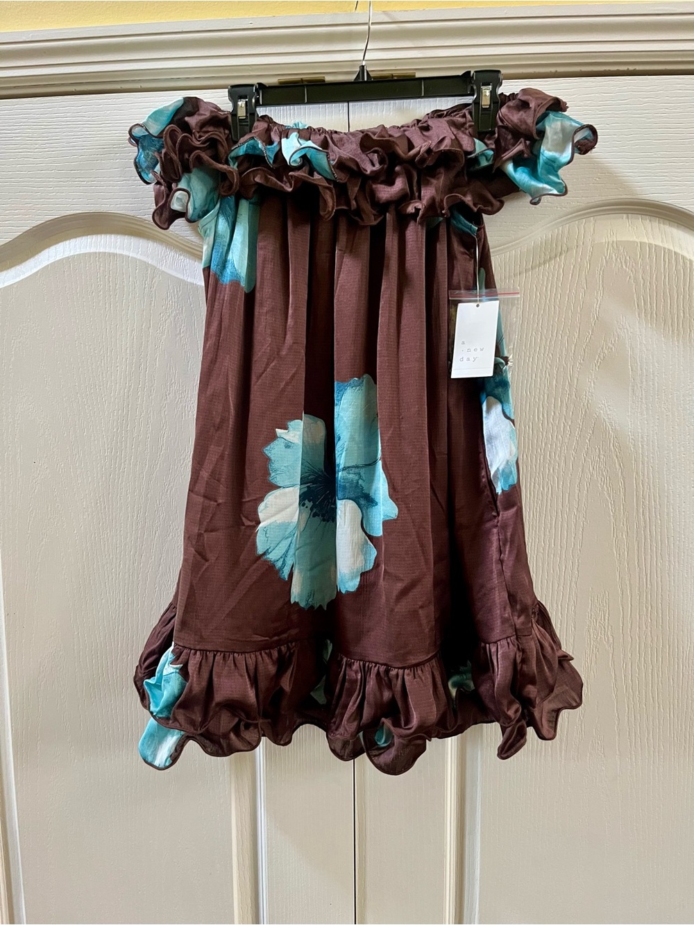 NWT a new day Mini Ruffle Dress Size Medium